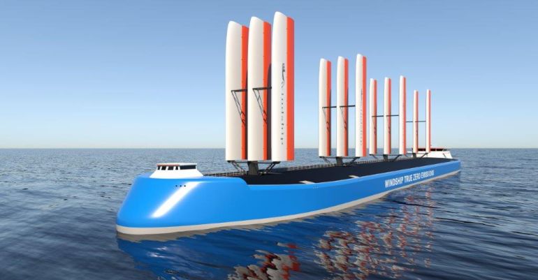 Windship Technology unveils 'True Zero Emission' ship design