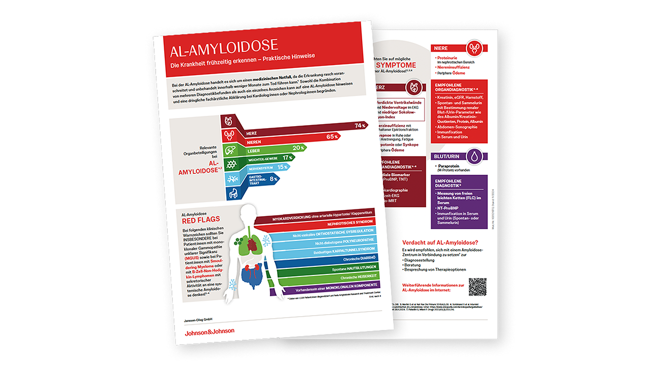 Fachbroschüren zur AL-Amyloidose zum Download