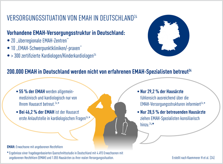 Die Versorgungssituation von EMAH in Deutschland