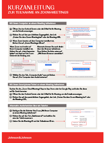 Zoom-Einwahl-Hilfe für Computer/Laptop