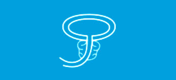 Hellblauer Hintergrund mit Uroonkologie-Icon