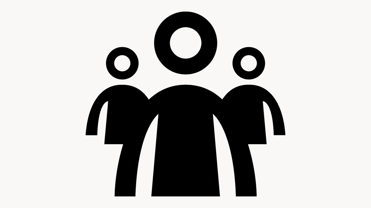 Symbolgrafik Menschengruppe zur Häufigkeit von HRR-Defekten