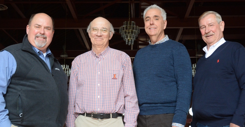 2022 Master Farmers Curt Zehr, Darryl Brinkmann, Doug Schroeder, Jim Raben