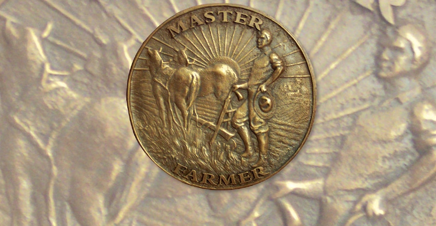 Master agriculturist medallion