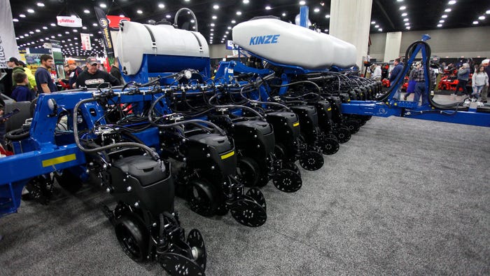 Kinze’s new 567 planter at the National Farm Machinery Show