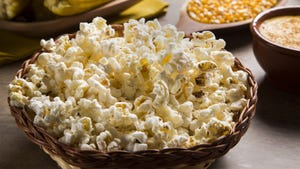 Basket of popcorn