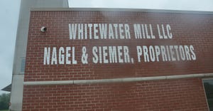 Siemer Milling Co. flour mill at West Harrison, Ind.