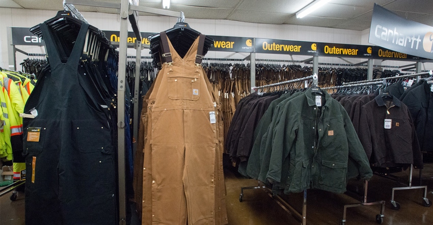 Carhart and sturdy clothing for farming