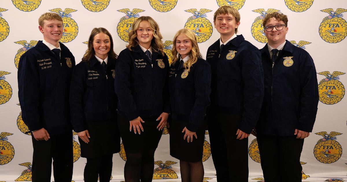South Dakota FFA names 2026 state officers, Stars