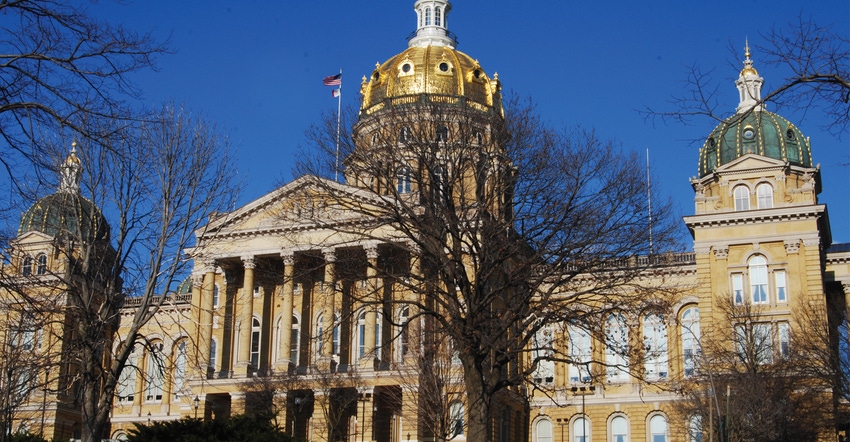 Iowa state Capitol