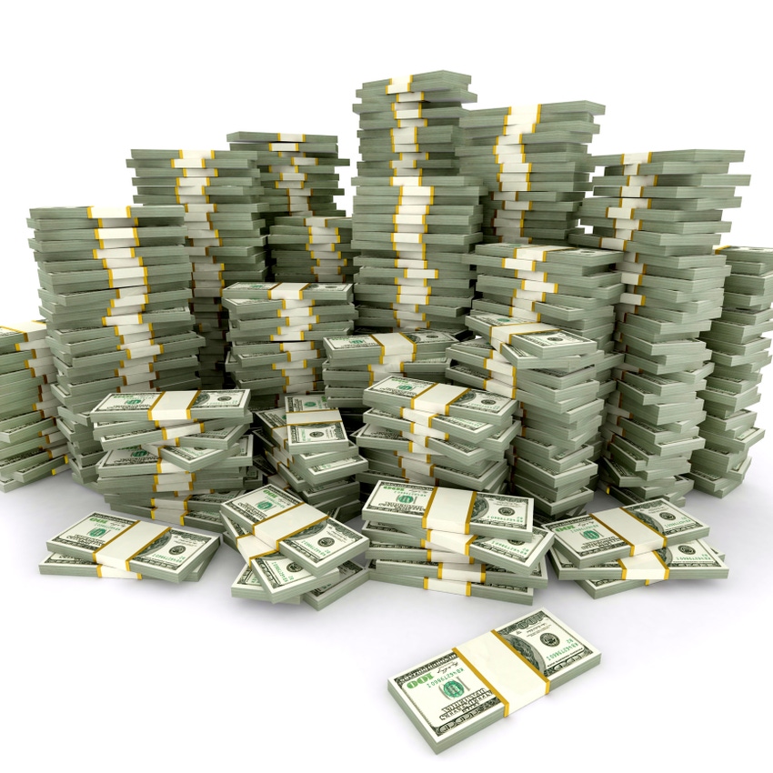 Stacks of bills Stacks of bills