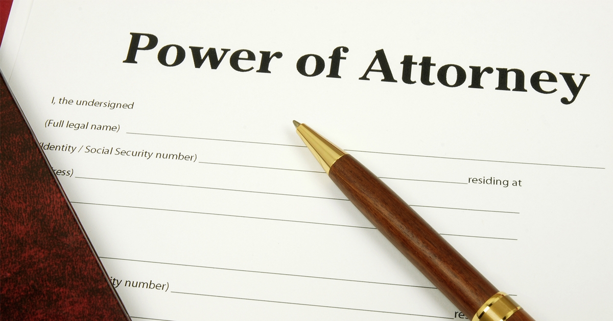 Designate a power of attorney to fulfill your wishes