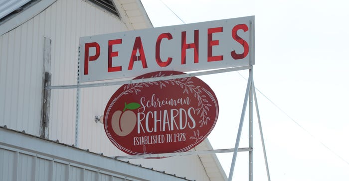 Schreiman Orchards sign