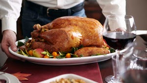 Turkey on platter