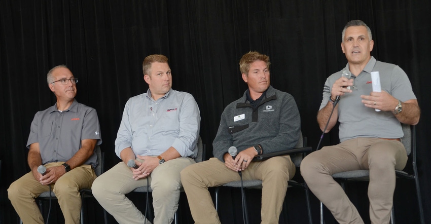 Ag Technology Summit panelists Raby, Schaefer, Paschke and Oberto Ag Technology Summit panelists Raby, Schaefer, Paschke and Oberto