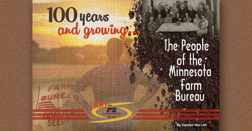 book cover 100 years of Minnesota Farm Bureau