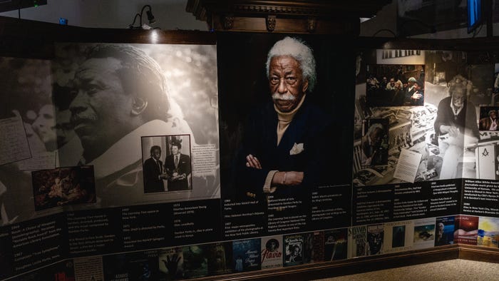 Gordon Parks display panel Gordon Parks display panel