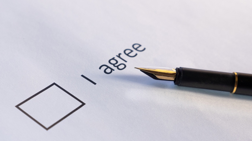 check off box on a form with a pen check off box on a form with a pen