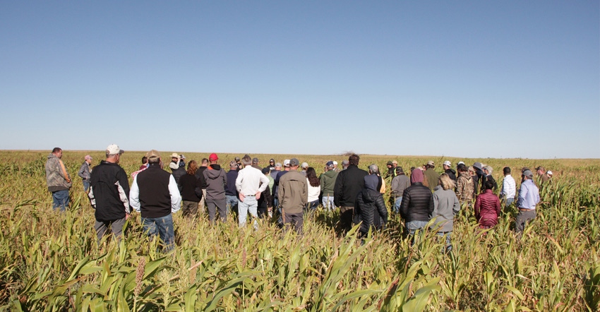 the Doan family of Black Leg Ranch on a recent tour with Audubon Dakota