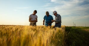 The Millershaski family, dad Gary, right and sons Jeremy and Kyler, are featured in a new video on the U.S. Wheat Associates 
