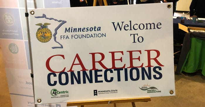 sign at the 2022 Minnesota State FFA Convention April 25, 2022
