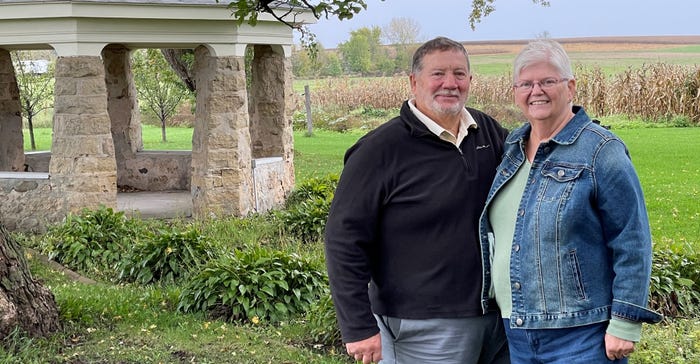 John and Dorothy Priske of Columbia County, the 2021 Wisconsin Leopold Conservation Award winners. 