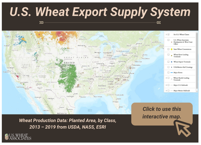 U.S. Wheat Associates supply system 
