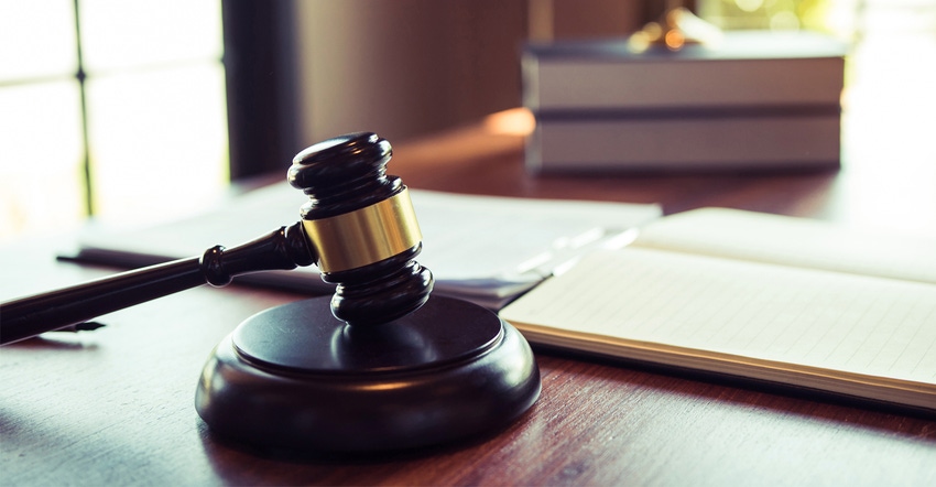 Gavel at the judicial office Gavel at the judicial office