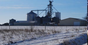 silos and farm
