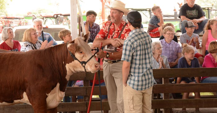 Robert Knott during Vintage Showmanship Robert Knott during Vintage Showmanship