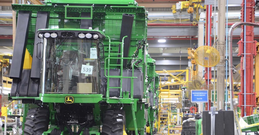 John Deere Cotton picker built in Iowa