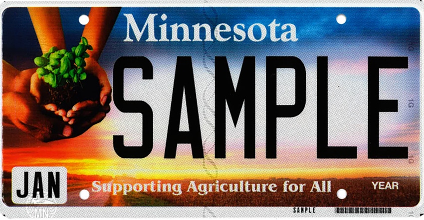 Minnesota's new specialty license plate