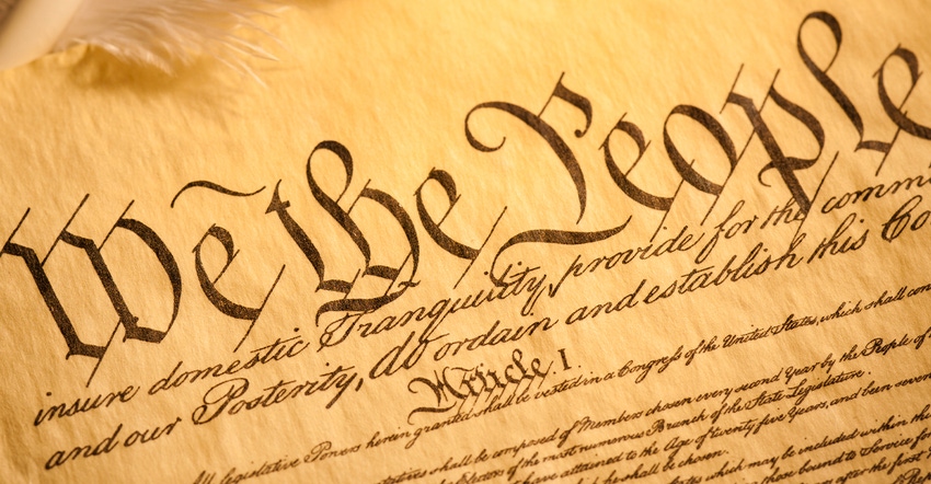 opening words of the U.S. Constitution