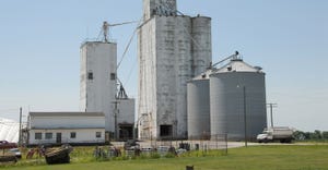 A grain co-op feed mill facility in Indiana, USA.