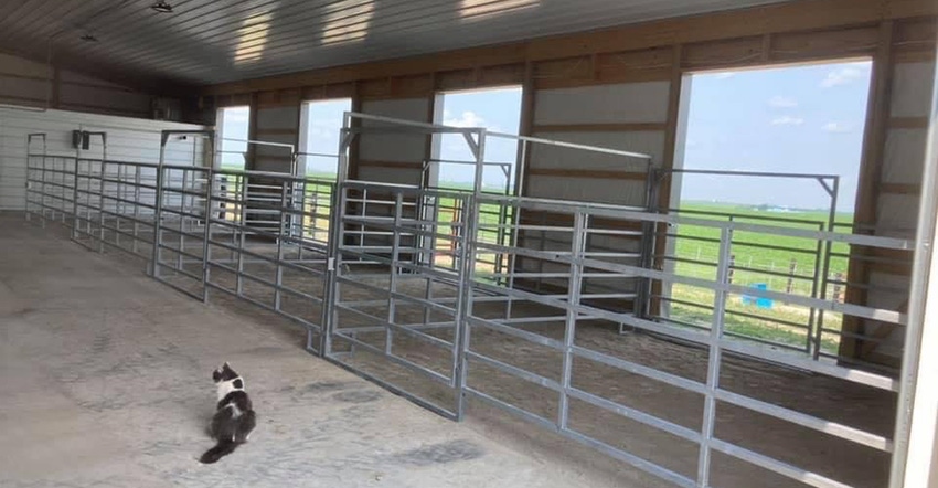 welded animal pens