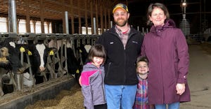Bob and Carrie DiCarlo and their children, Nora and Ian, are the future leaders of FaBa Dairy in Canandaigua, N.Y.