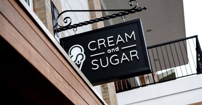 Cream & Sugar in Bay City store front Cream & Sugar in Bay City store front
