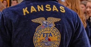 Kansas FFA logo on jacket