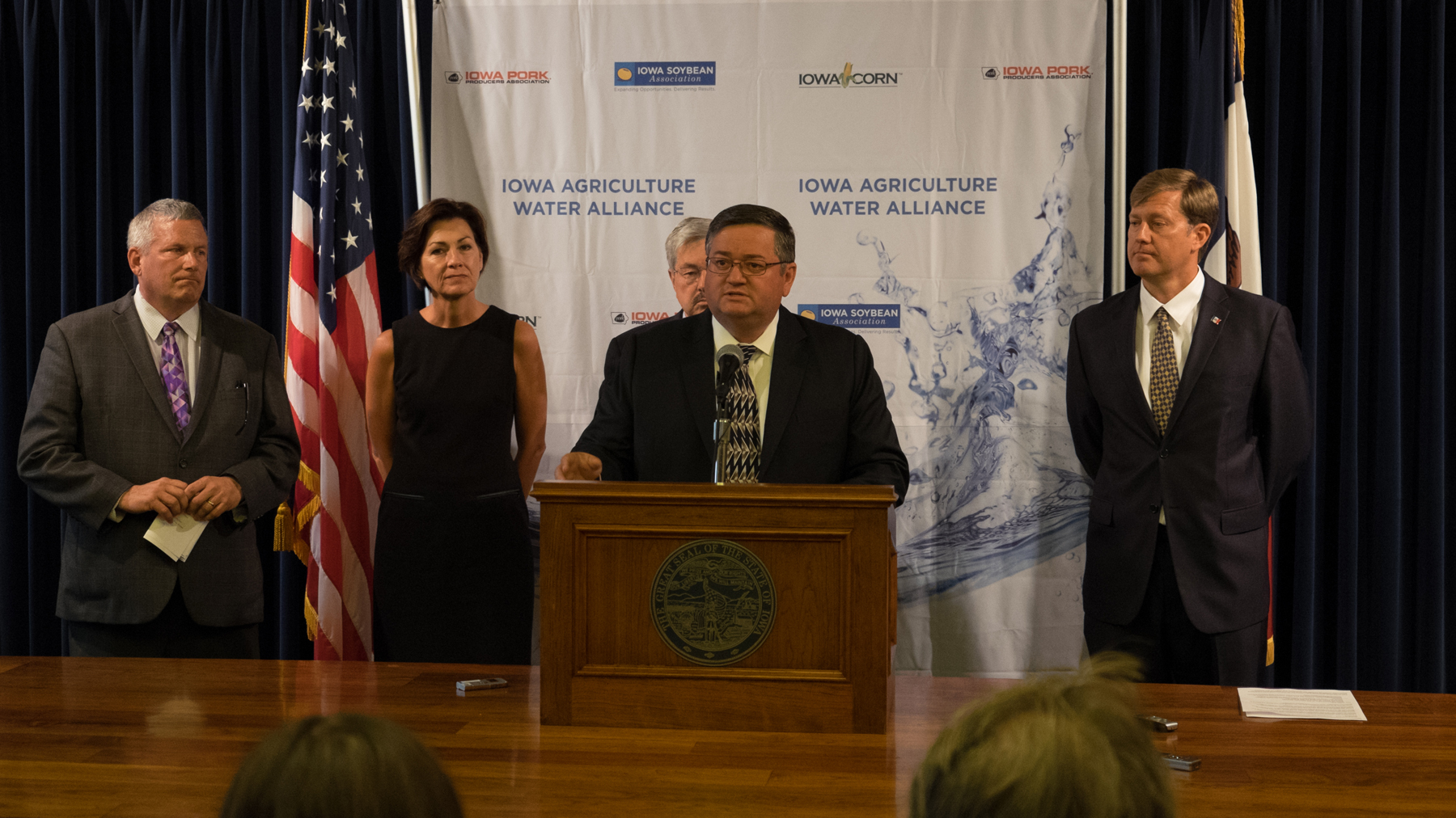 On Aug. 25, 2014, Iowa Soybean Association CEO Kirk Leeds announced the creation of the Iowa Agriculture Water Alliance