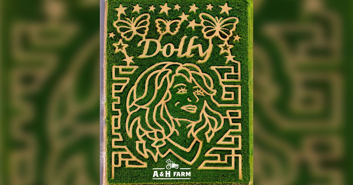 Kansas farm's corn maze honors Dolly Parton's legacy