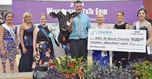 presenters and winner of  All-Breeds Futurity at Wisconsin State Fair