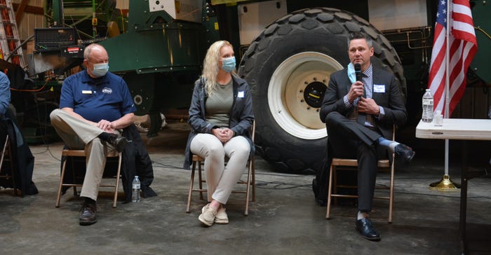 Rick Utech, Tamie Barber and Troy Halvorson