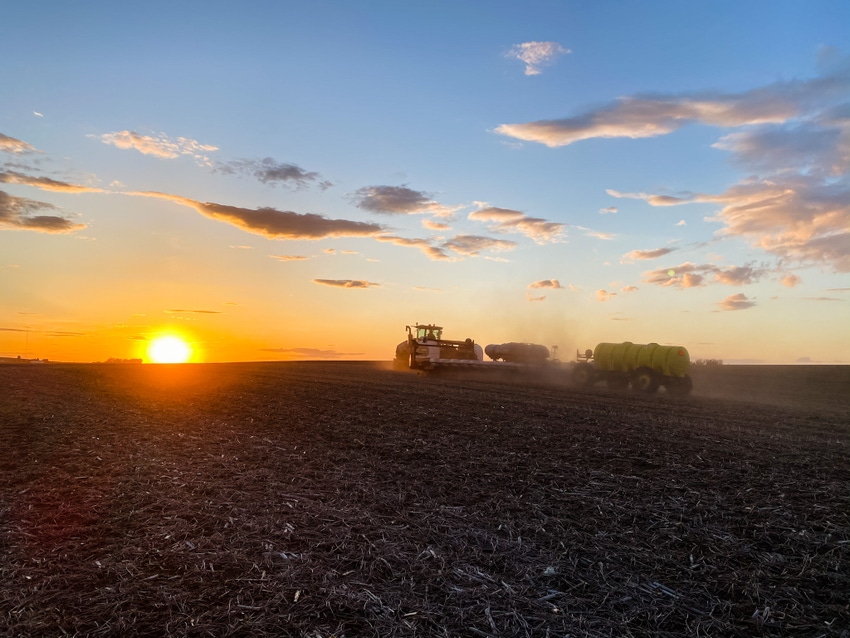 spring corn and soybean planting