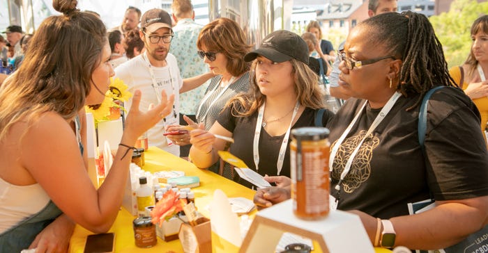 people at Natural Products Expo East 