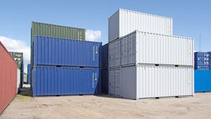 shipping containers stacked