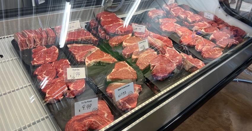 meat case at Prime Cut 41 meat case at Prime Cut 41