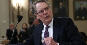 U.S. Trade Representative Robert Lighthizer testifies during a House Ways and Means Committee hearing on February 27, 2019 in