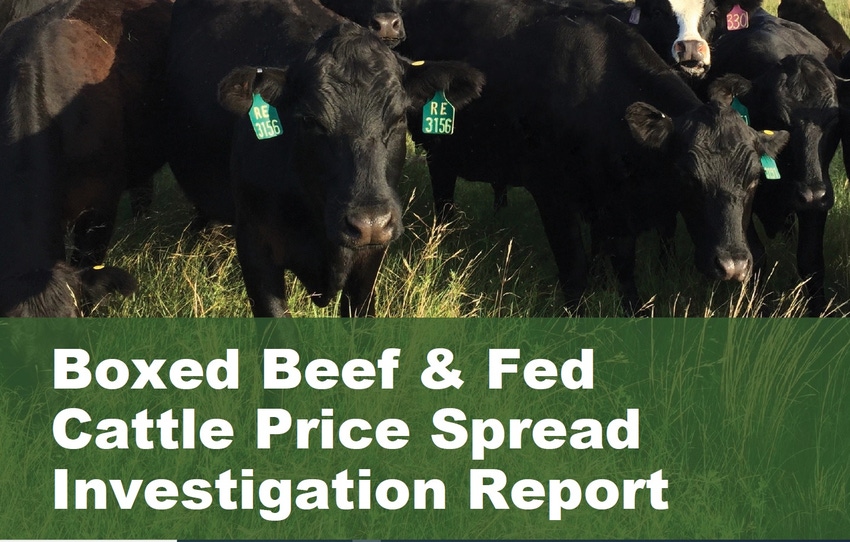 Cover of USDA investigation report Cover of USDA investigation report