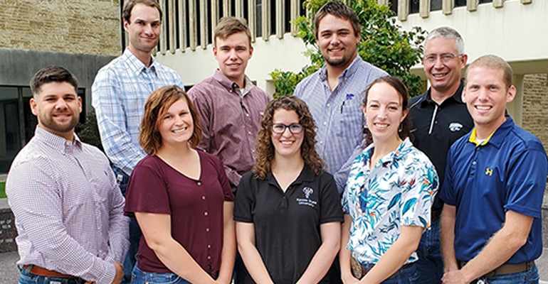 Jessie Vallejo, Sydney Bigger, Amy Servos, Savannah Miller and Arlen Stoller; and back row, Tyler Blackwood, Jared Bourek, Da Jessie Vallejo, Sydney Bigger, Amy Servos, Savannah Miller and Arlen Stoller; and back row, Tyler Blackwood, Jared Bourek, Da