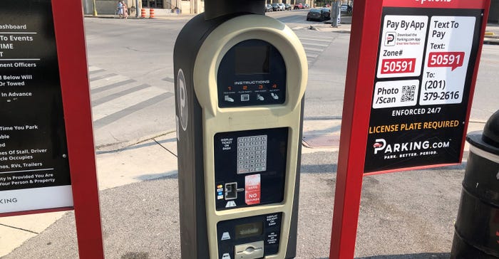 electronic parking meter